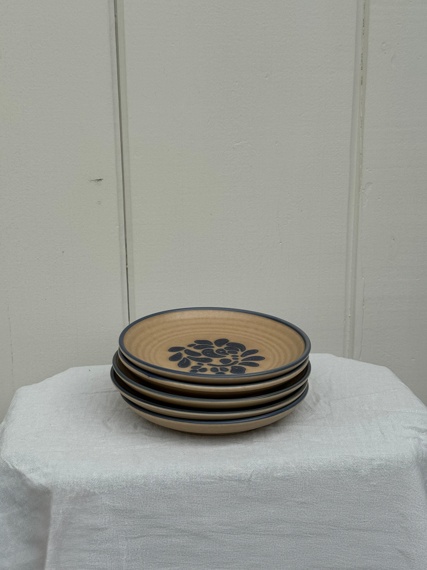 Set of 5 Vintage Ceramic Plates